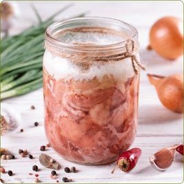 Тушонка куряча /0,5л &mdash; натуральні продукти &laquo;М&rsquo;ЯСНИЙ&raquo; Одеса