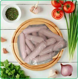 Сосиски "Телячі" 0.5кг &mdash; натуральні продукти &laquo;М&rsquo;ЯСНИЙ&raquo; Одеса