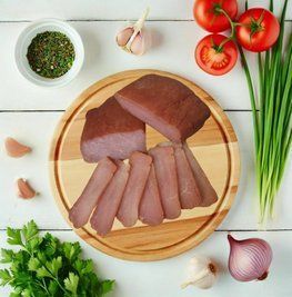 Свиной балык сырокопченый 0,3кг &mdash; натуральные продукты &laquo;МЯСНОЙ&raquo; Одесса
